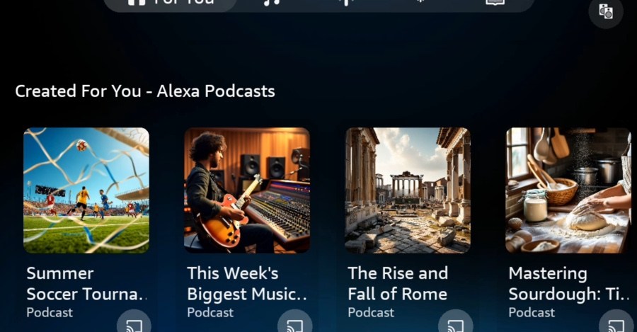 Alexa Plus ahora puede generar podcasts de IA a partir de noticias