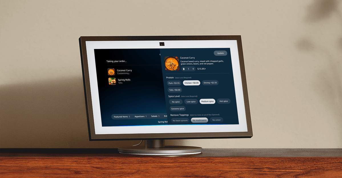 Alexa Plus permite pedir por Grubhub y Uber Eats de forma conversacional