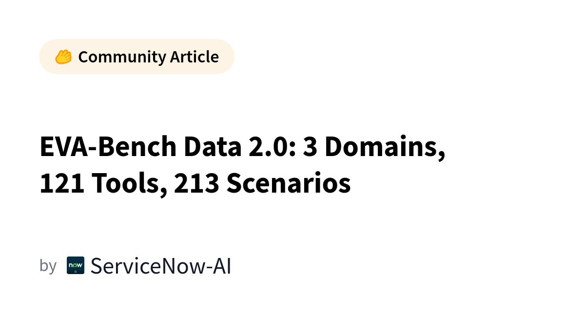EVA-Bench Data 2.0: 213 escenarios abiertos para evaluar agentes de voz