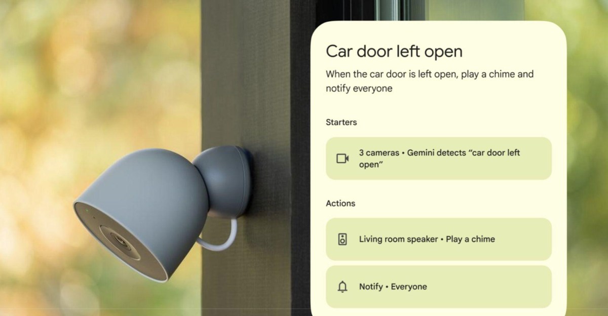 Google Home usa cámaras para activar automatizaciones; está en preview y cuesta US$20/mes