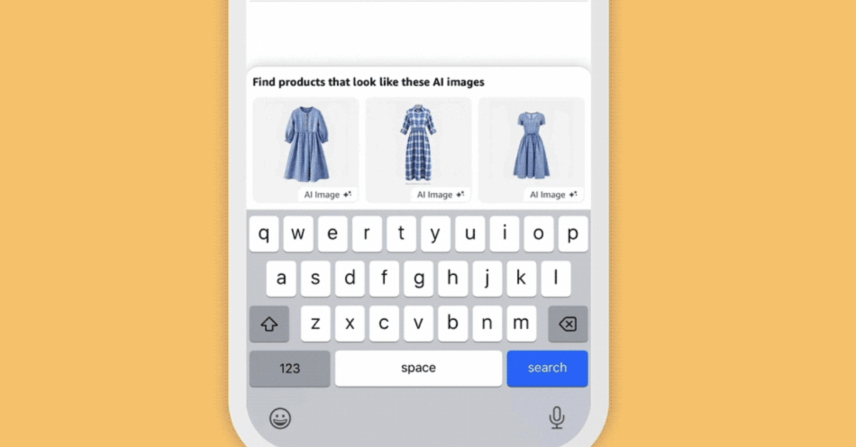 La búsqueda de Amazon genera imágenes AI de productos que no existen