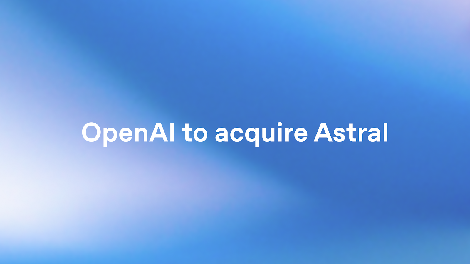 OpenAI compra Astral para integrar herramientas Python en Codex