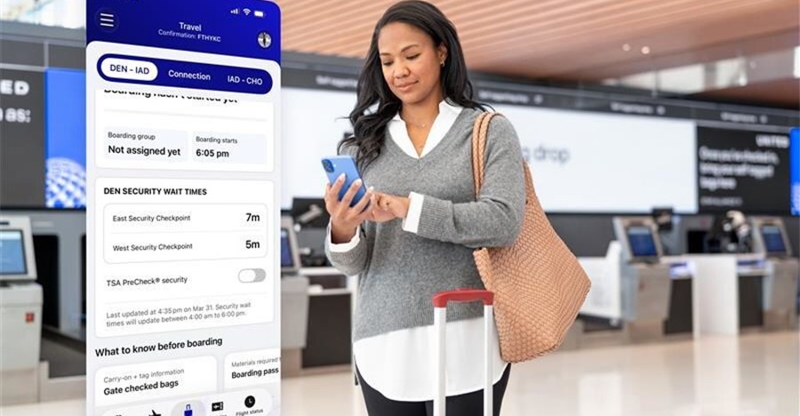 United añade tiempos de espera de seguridad en su app móvil