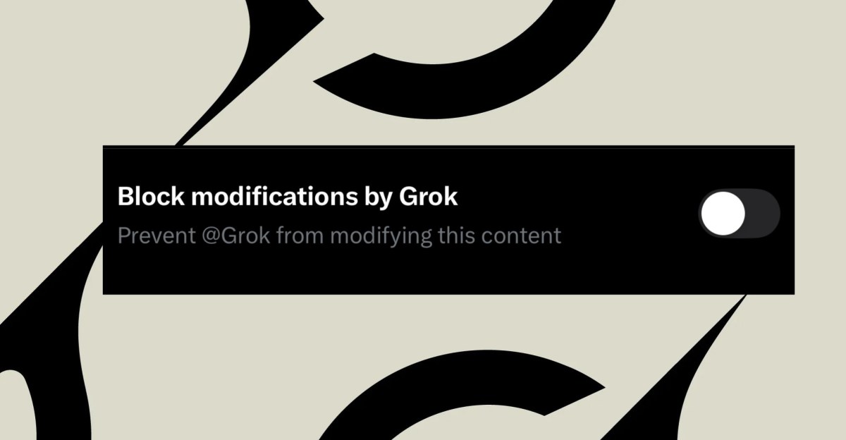 X añade un toggle para bloquear a Grok, pero no evita que editen tus fotos